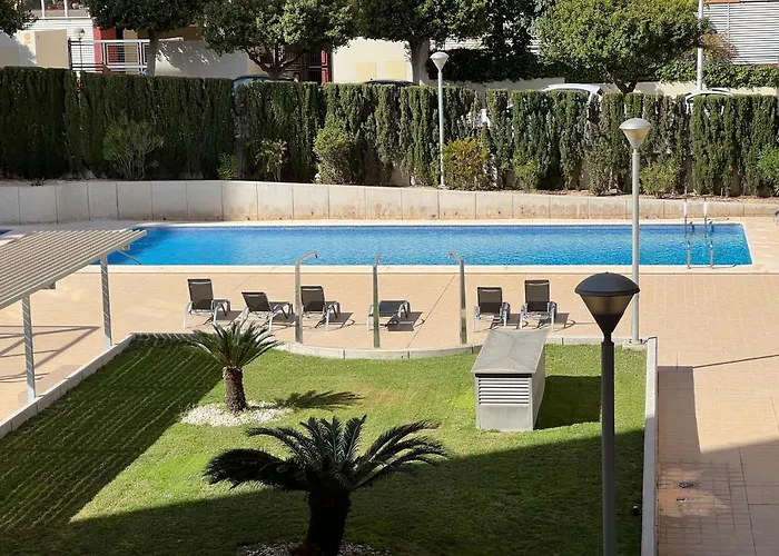 アパート Edificio Coruna Cala De Finestrat. Luxury Apt. ベニドルム